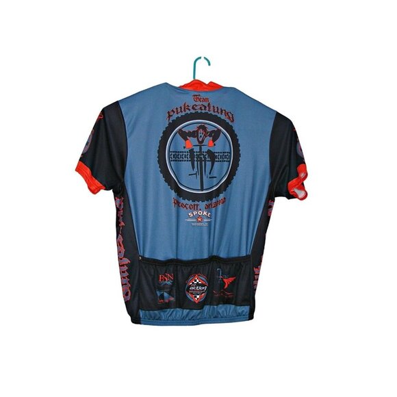 Pace Sportswear 3XL Cycling Jersey Pukealung Poly Vapor Tech Pockets Full Zip - Picture 3 of 12